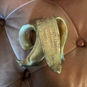 Gold Banana Candle Holder